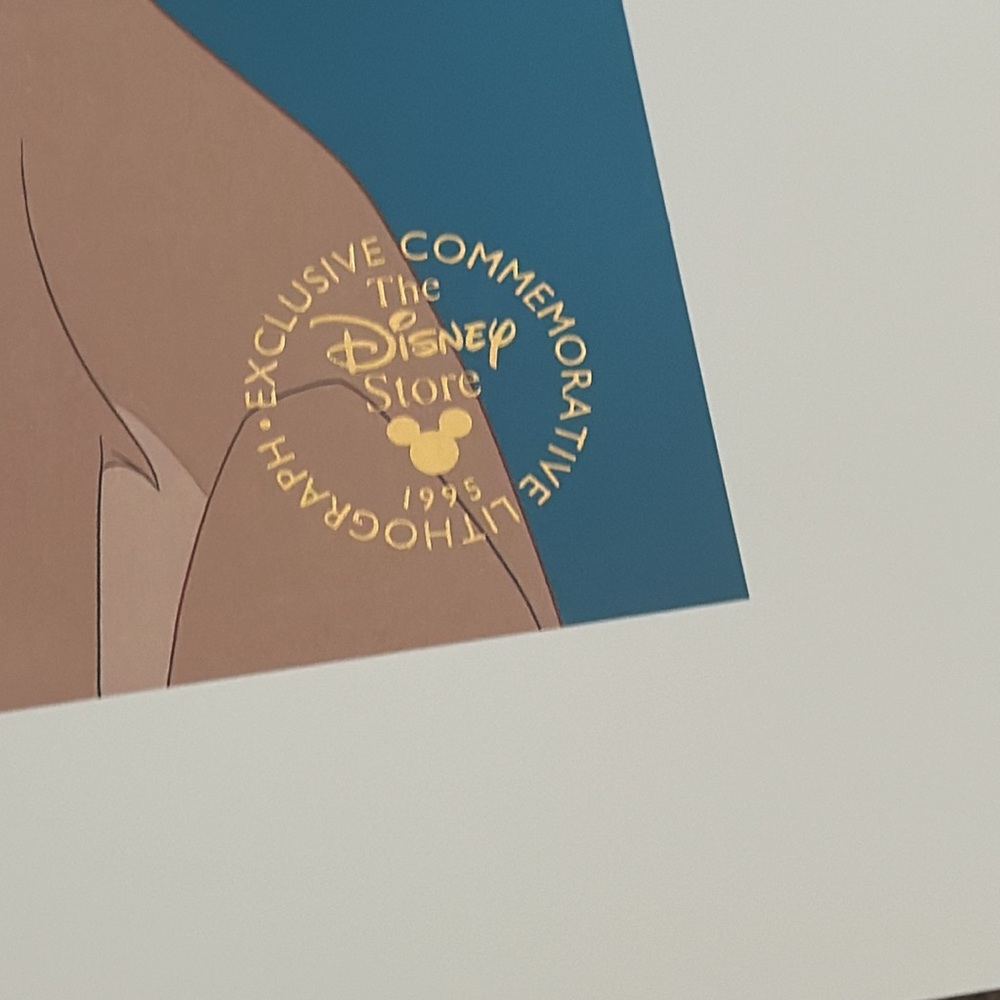 Lion King Print Vintage 1995 Disney Store Exclusive Commemorative Lithograph - Picture 4 of 5